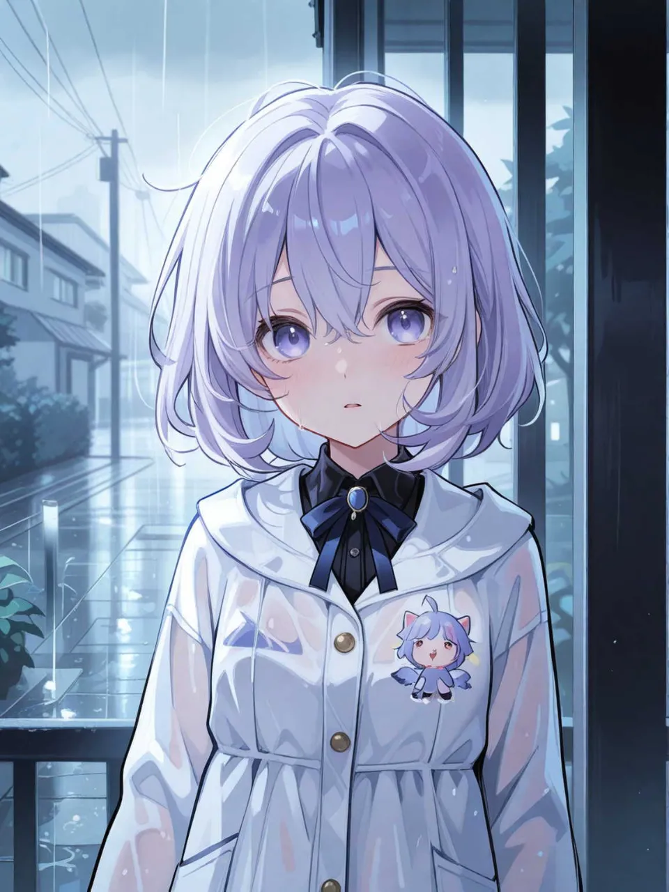 今日も雨かー — saruemonさんのAIイラスト