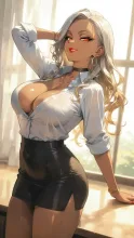 妖艶な笑み?