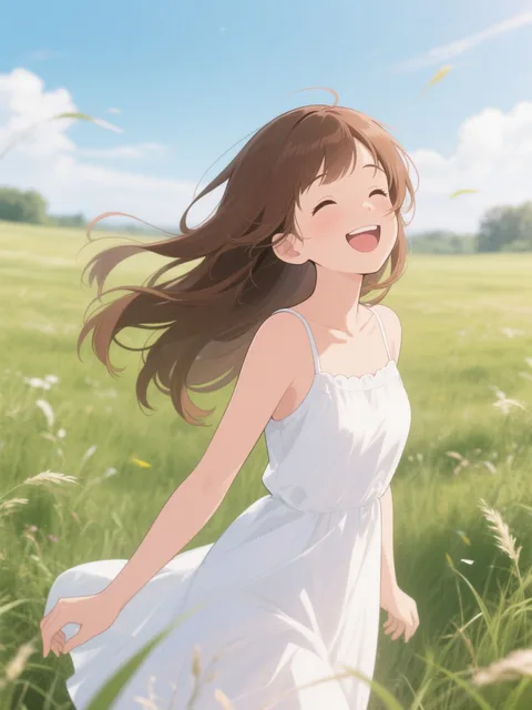 春の草原