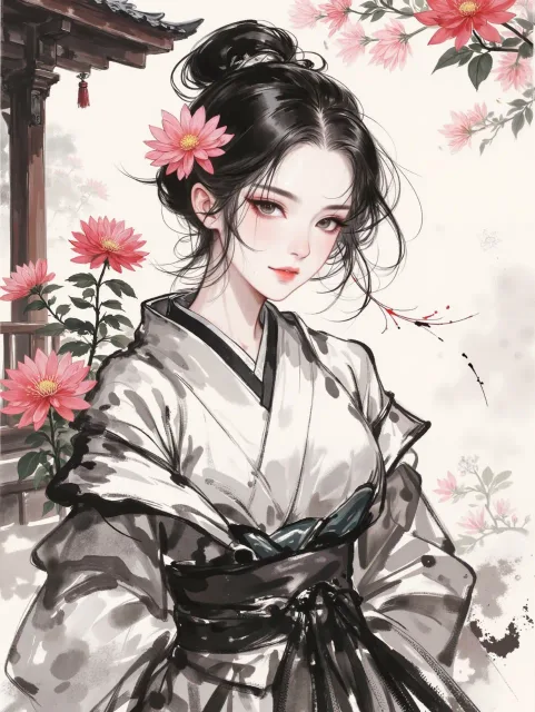 花が女性を良く魅せる