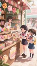 駄菓子屋さんの午後
