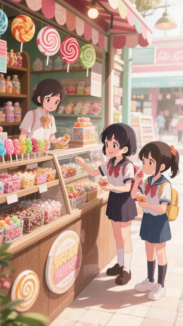 駄菓子屋さんの午後