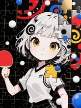 GO-UP ART 【Neither】Peraly: 卓球. — GO-UPさんのAIイラスト
