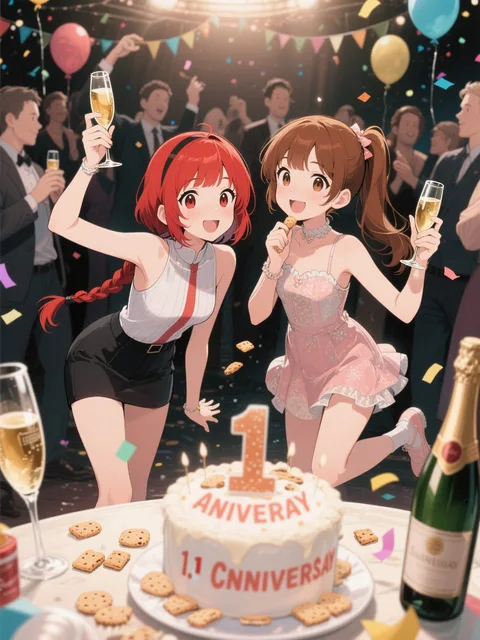 パーティードレスイラスト