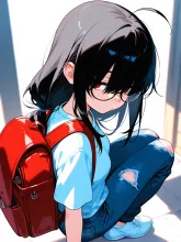 うちの長髪代表と短髪代表