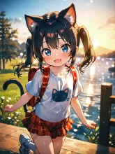 下校中