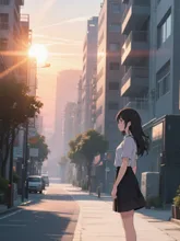 静かな朝