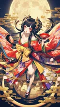 ストレートぱっつーん花魁髪風と姫カット融合させようとして見た