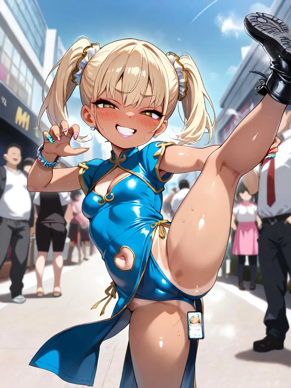春麗のコスプレ?!(似てねぇ…)