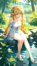 川辺のひととき·今宵チャレンジ の投稿作品