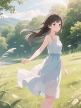 風にゆれる景色