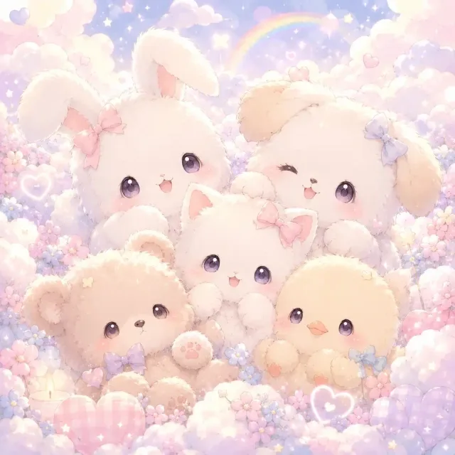 もふもふな動物たち☁️💗