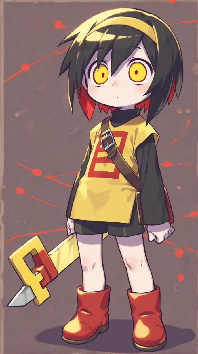 闇で働く少年