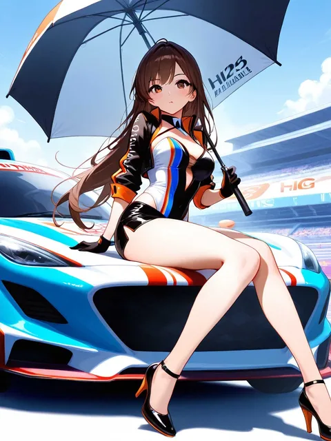 レースクイーンはスペースに投稿❣️