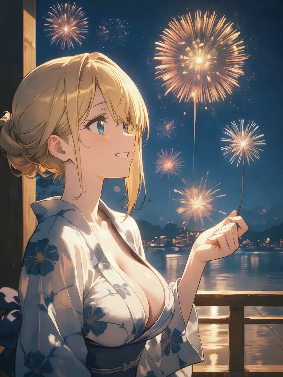 ただの棒がぁ…ほら、花火✨
