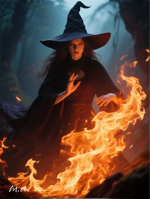 炎を操る魔女