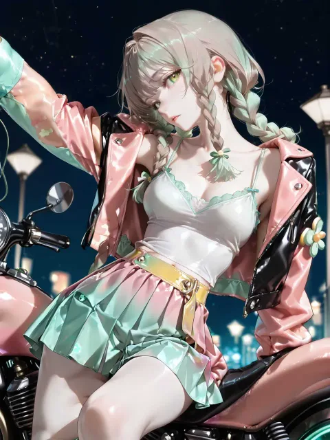 photorealistic - ライダースジャケット
