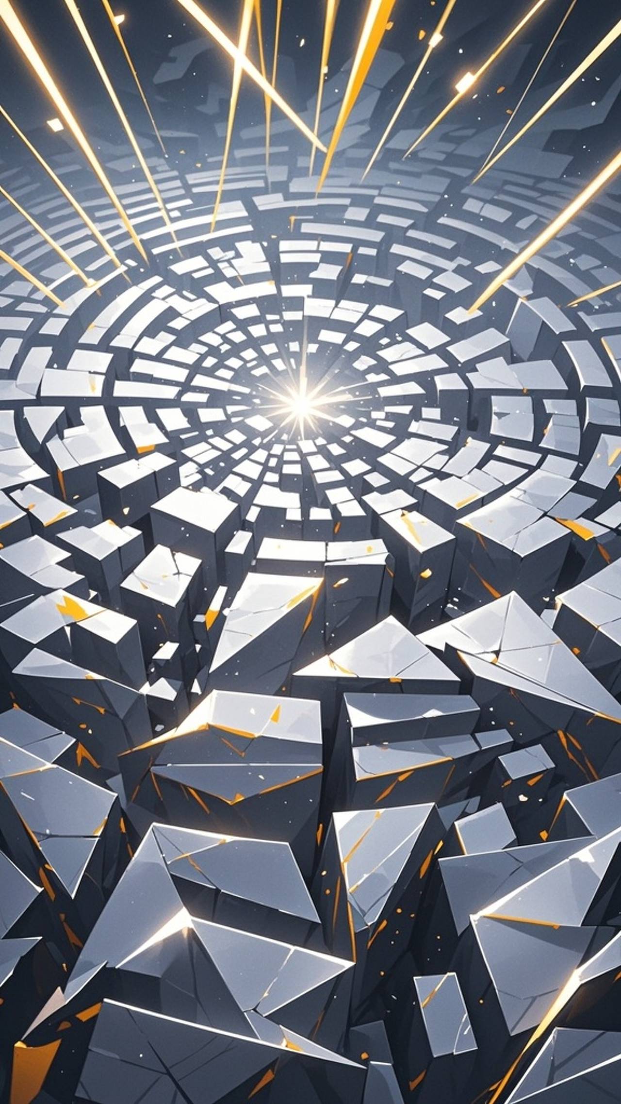 Shattered Cube — wutongshuさんのAIイラスト
