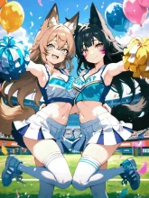 ふぁい♡ — チアガールのAIイラスト|SUPPART