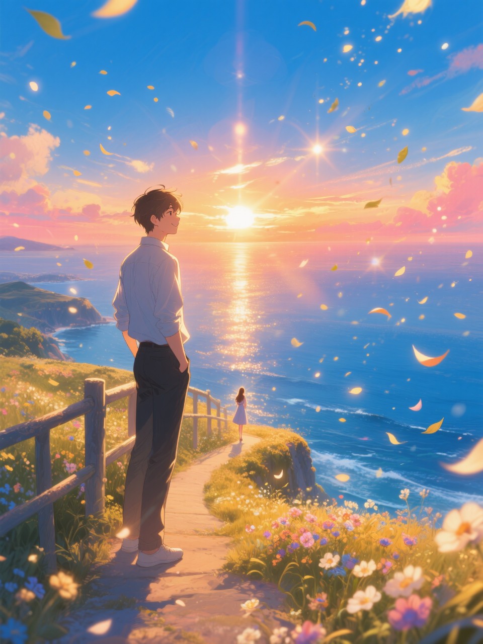 高精度アニメ - 彼女を待つ夕暮れ / はると