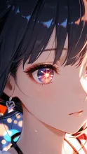 月夜の花火と浴衣・アイドル