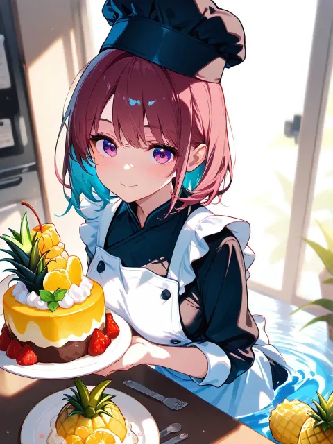 ケーキの中身は全てハバネロの、ブラックコック