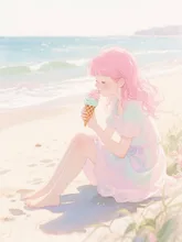 Ice cream girl