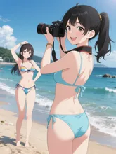 カメラマンの美少女3 — グラビアのAIイラスト|SUPPART