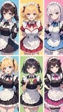 可愛いメイドさんカード