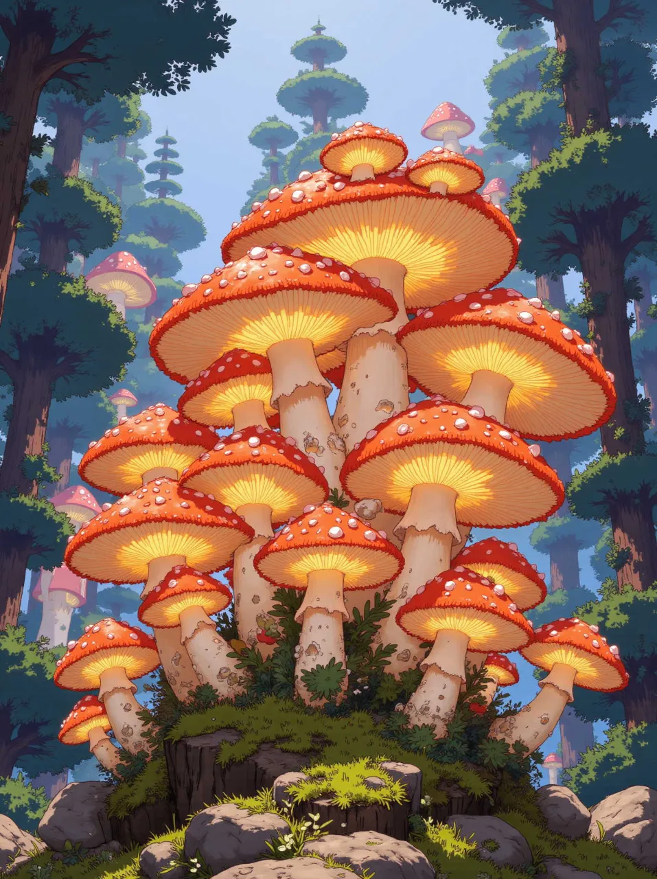 キノコの森
