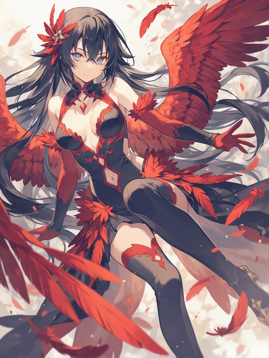 闇堕ち天使 — V豚さんのAIイラスト