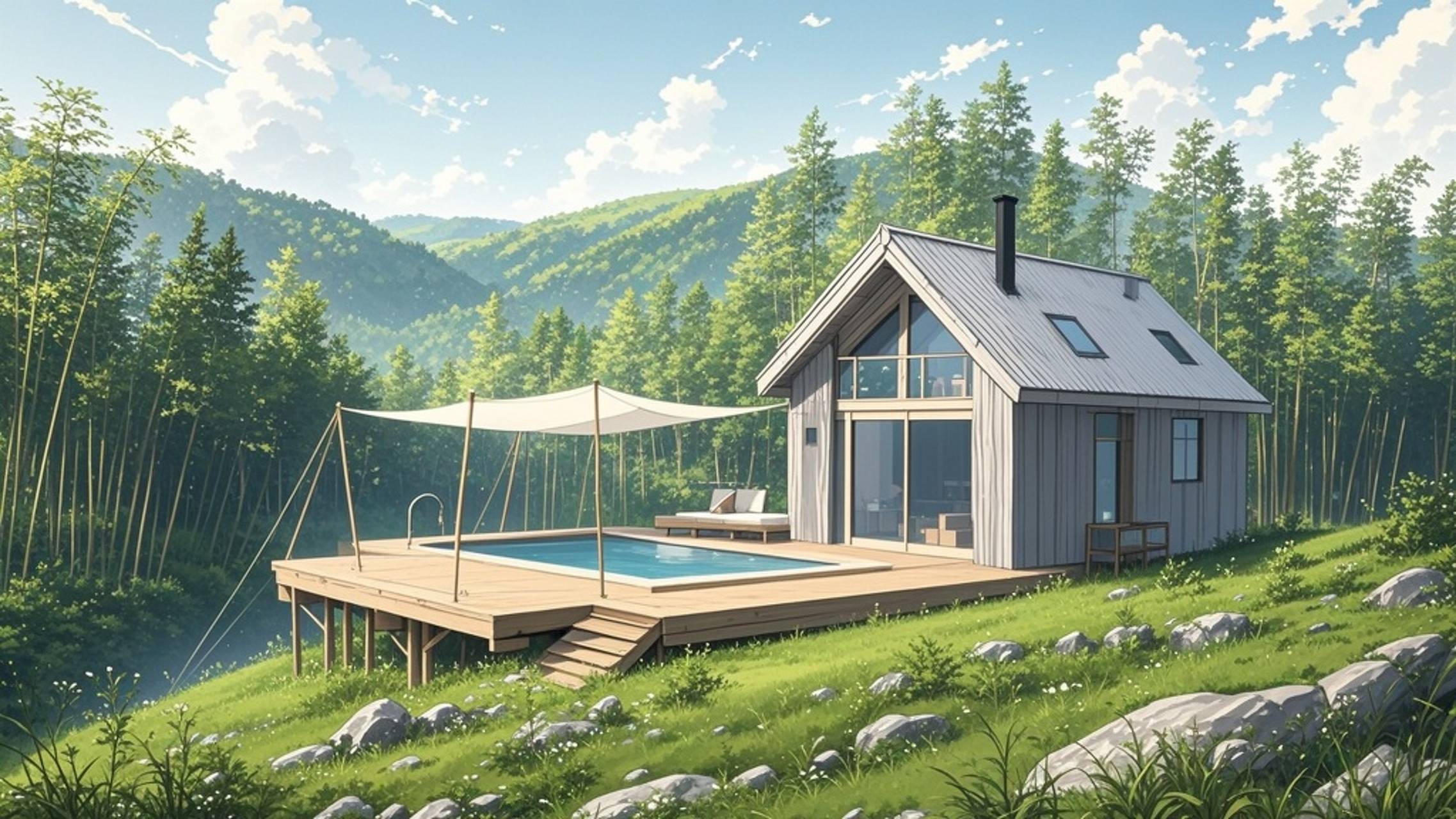 キャビン4 — architecturehottoさんのAIイラスト