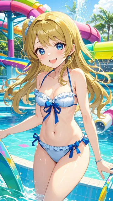 ラブライブ、南ことり、フリルリボンビキニ