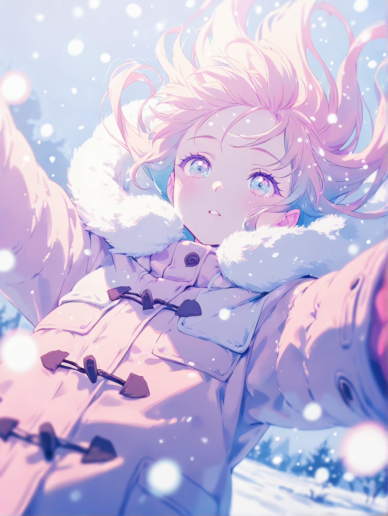 新雪にDIVE