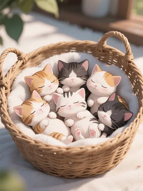 大きく育ってね🐈🐱のAIイラスト - SUPPART