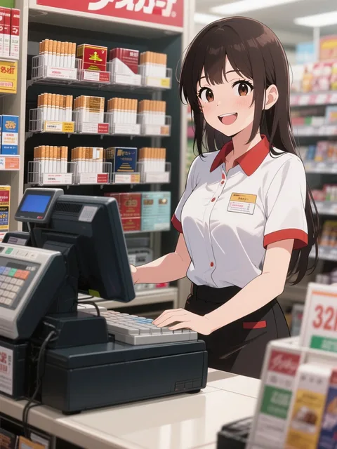 笑顔が素敵な店員さん✨️(*ˊ˘ˋ*)✨️