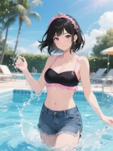 一緒に遊ぼ — 姫カットイラストのAIイラスト｜SUPPART