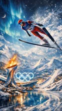 スキージャンプ🎿