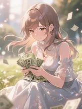 大金を拾ってしまって動揺
