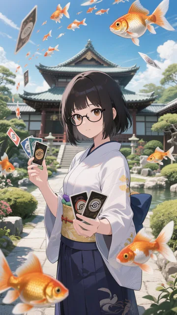 金魚の式神召喚