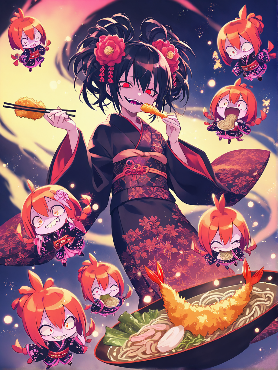 なんだこの絶妙にサクサクしたえび天。そしてこの蕎麦の風味……。ってグルメ系アニメにありげなアレ