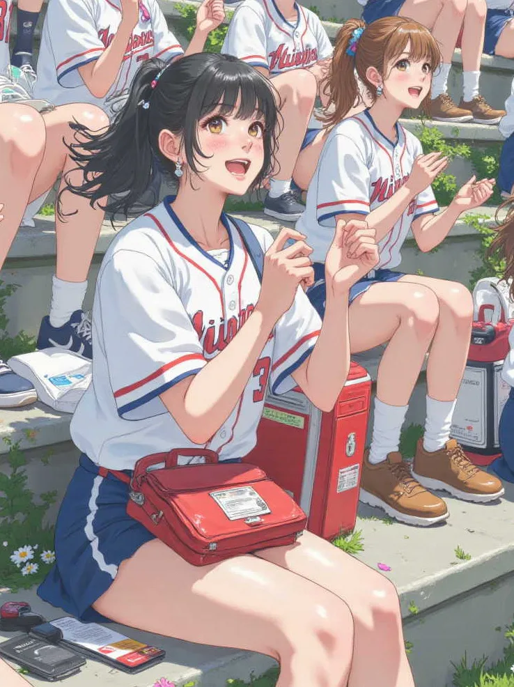 「ガンバレ先輩❣️」 — JairoさんのAIイラスト