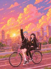 見てっ！一番星だよっ✨ — tarotaroさんのAIイラスト