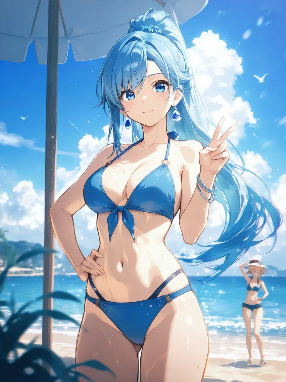 青ビキニ2 — 衛宮士郎さんのAIイラスト