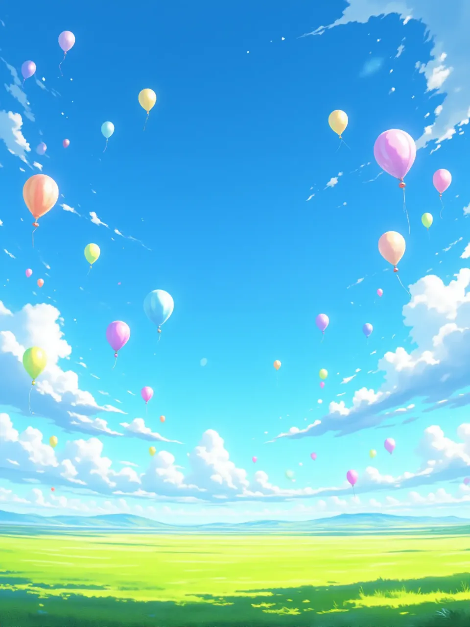 青空には夢が広がっています