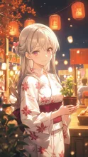 浴衣でほおずき市·夏のほおずき市 の投稿作品