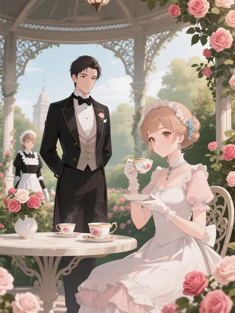 薔薇園のお嬢様