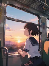 夕焼けのひととき·今宵チャレンジ の投稿作品