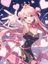 愛をばらまくアイドル — ハートイラストのAIイラスト｜SUPPART