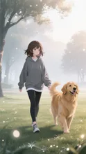 朝霧に包まれて